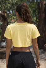 Load image into Gallery viewer, ZIONGYM Yellow Crop Top - SIZE S