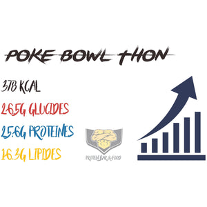 Poke bowl (Thon, Saumon, Mahi)