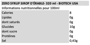 MEGA PROMO Zéro Syrup 320ml